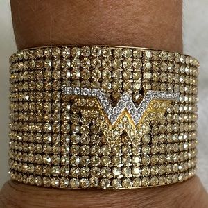 Swarovski Wonder Woman Cuff Bracelet- Retired—Rare